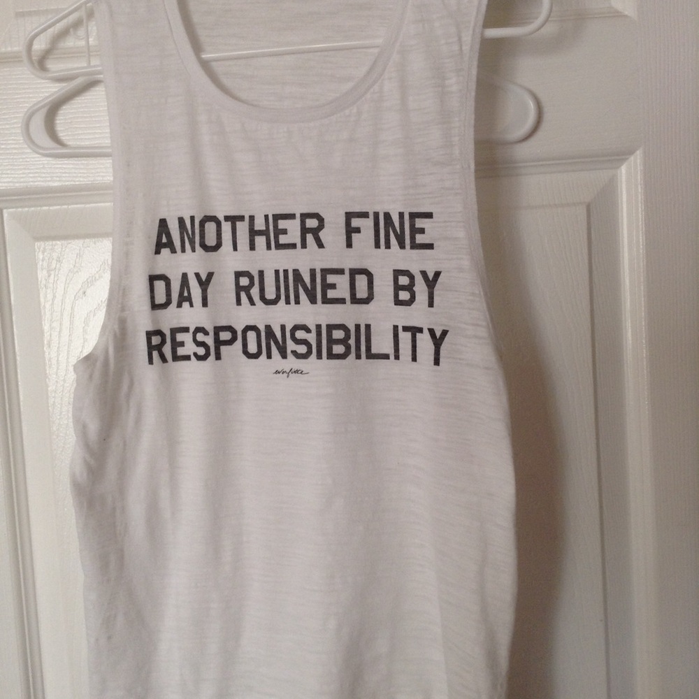 Yoga/ workout muscle tee